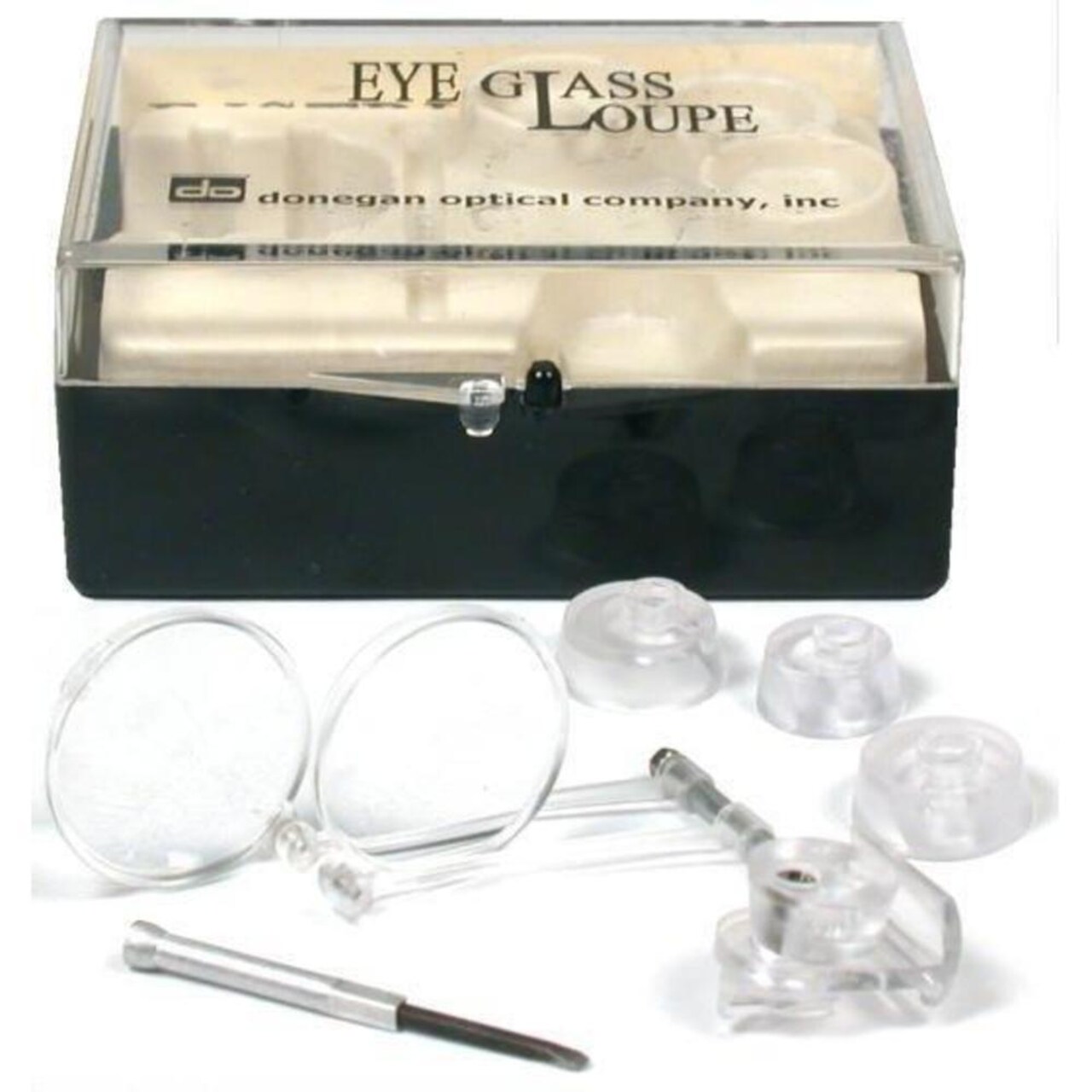 Eyeglass Loupe Magnifier 4X 10X 14X Power Magnification